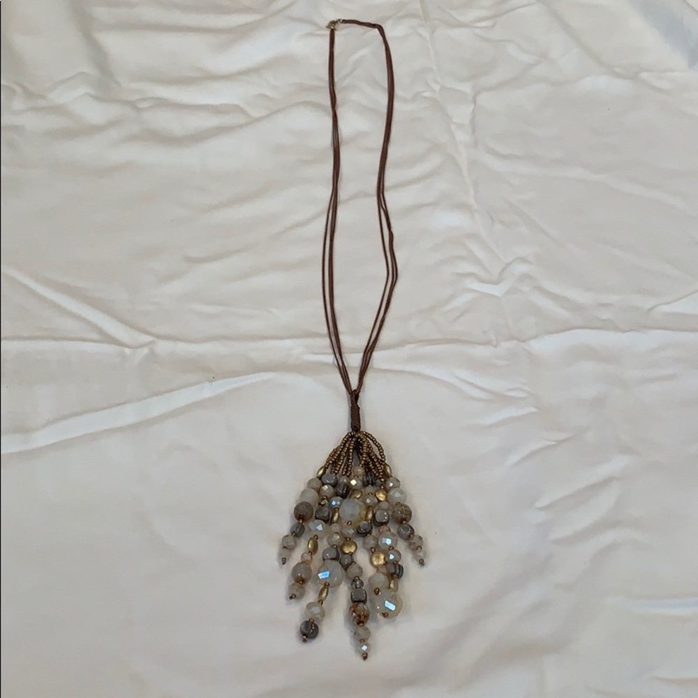 Long drape necklace - Picture 2 of 2